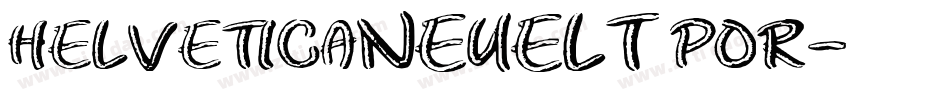 helveticaNEUELT por字体转换